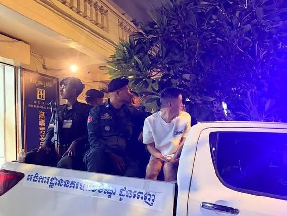 金边丽思卡酒店传抓5人 一人逃跑后被抓回