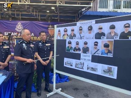 马来西亚警方捣毁电诈窝点 抓获13名中日籍嫌犯