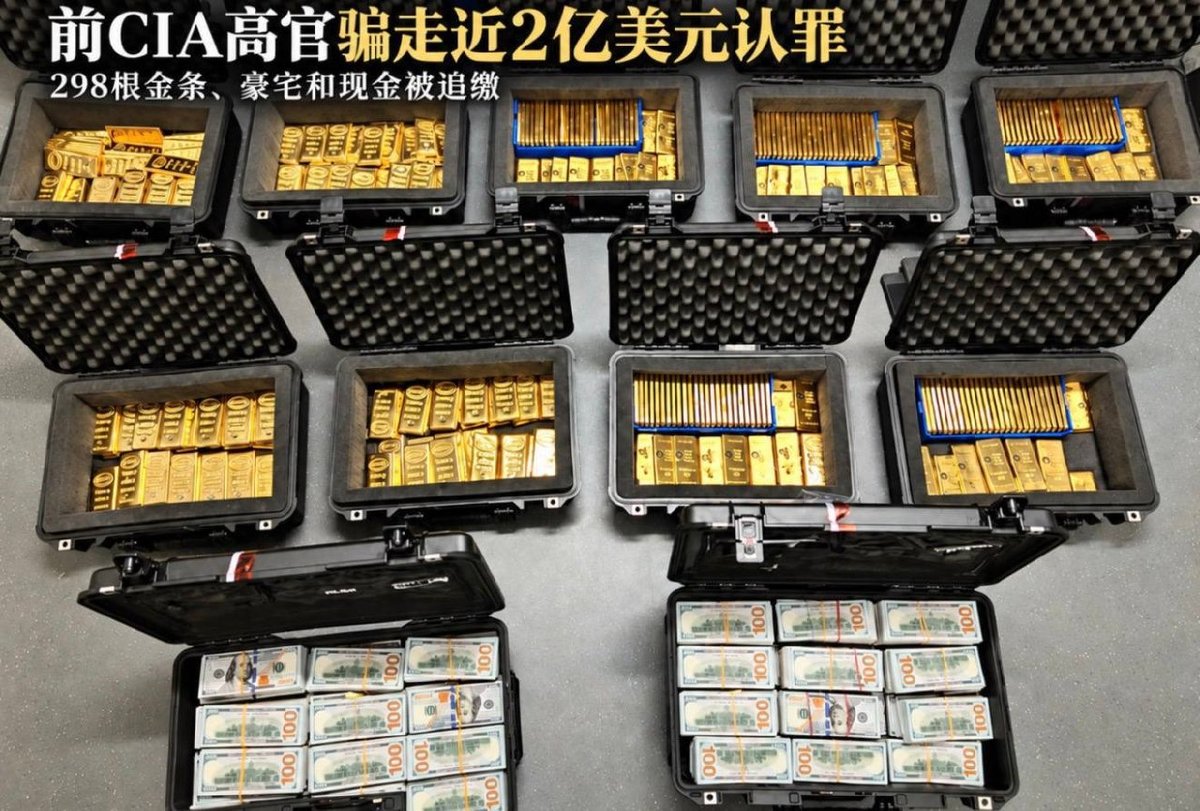 美国前CIA高官伪造机密项目诈骗近2亿美元认罪