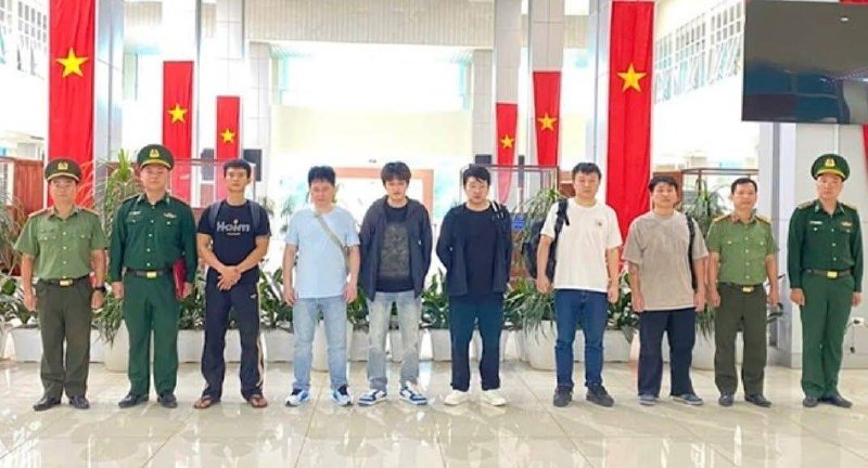 越南查获6名非法入境中国籍人员 含一名通缉犯