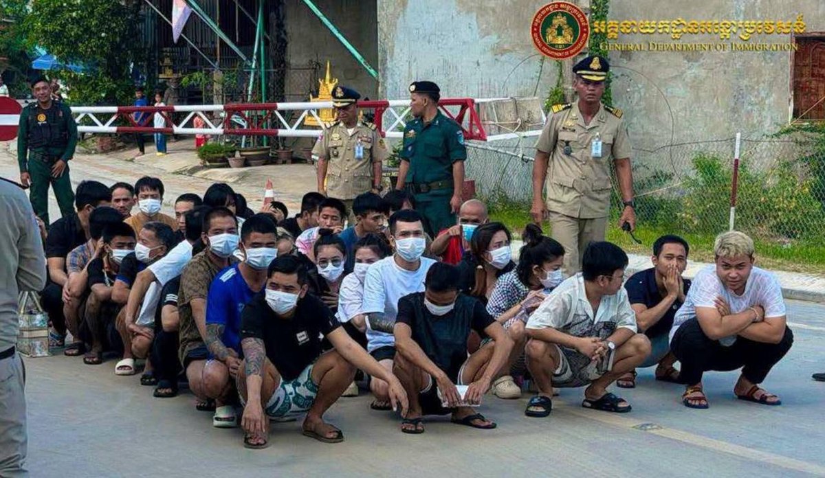 柬埔寨驱逐32名越南籍非法人员 涉偷渡及吸毒
