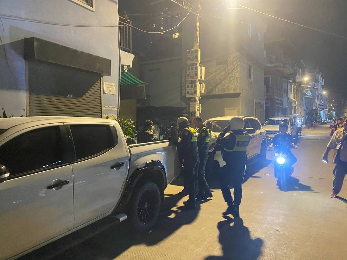 金边棉芷区突击抓17人 含2名中国人4名越南人