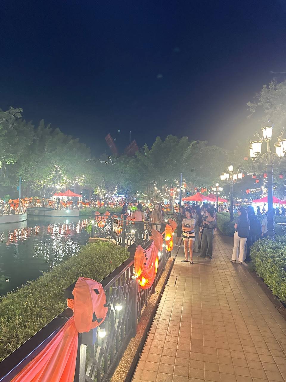 炳发城欧洲街万圣灯饰点亮 金边夜游添新去处