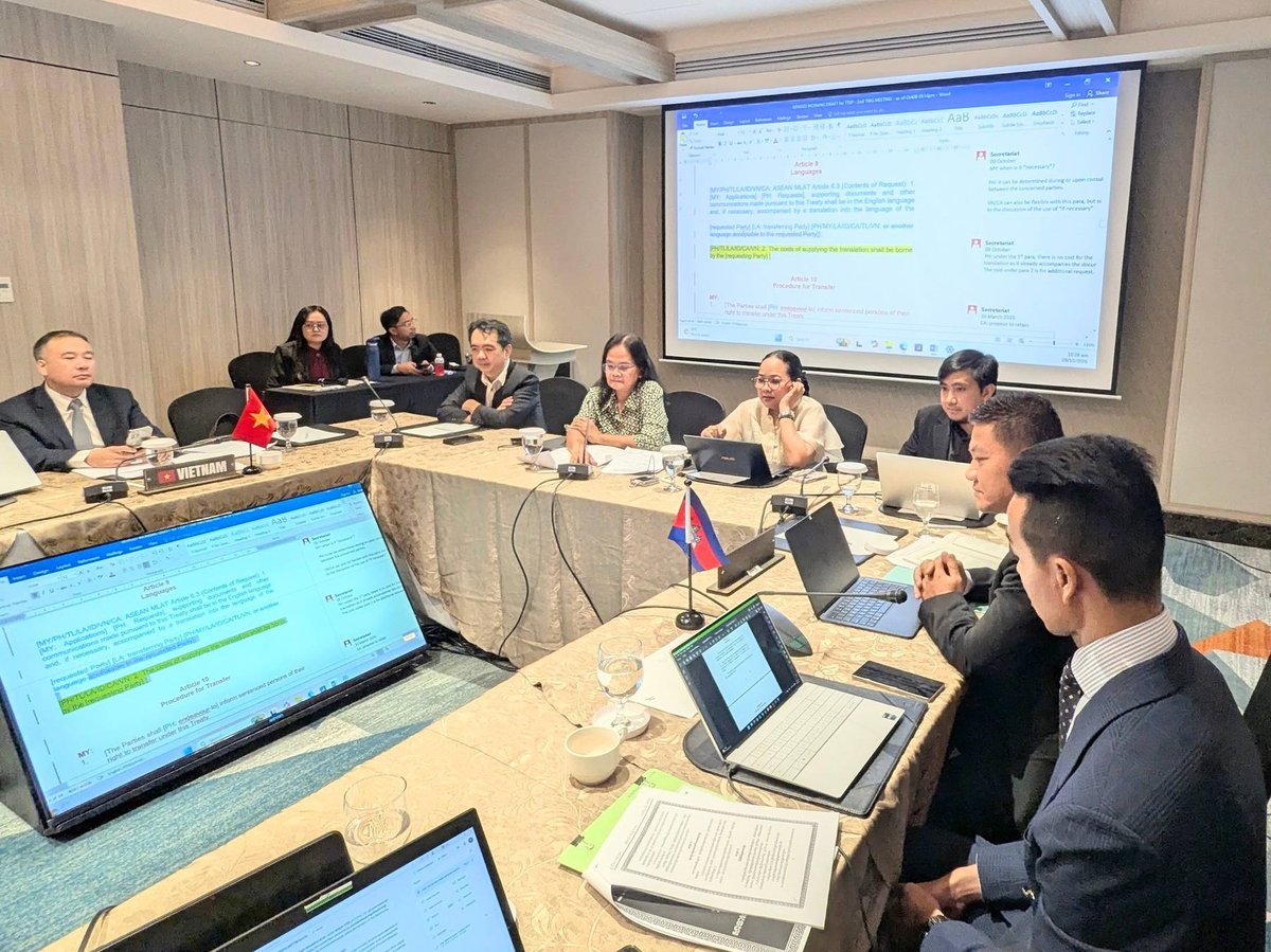 柬埔寨司法部参与东盟移交囚犯条约谈判 完善区域司法合作