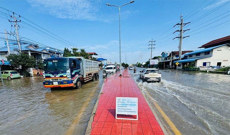 班迭棉吉省5号公路因洪水禁止重型车辆通行