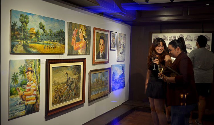 金边索菲特酒店举办百年高棉文化艺术展