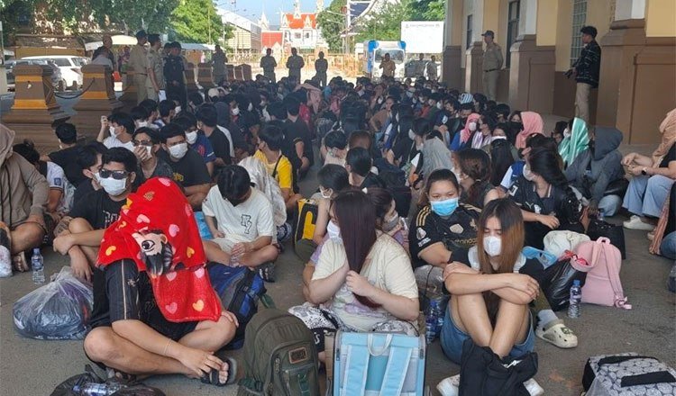 柬埔寨遣返197名涉嫌网络诈骗的泰国公民