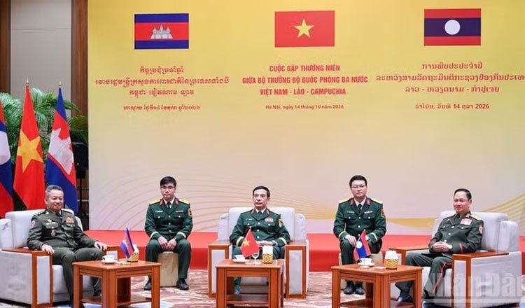 越老柬三国国防部长举行年度三边防务会议