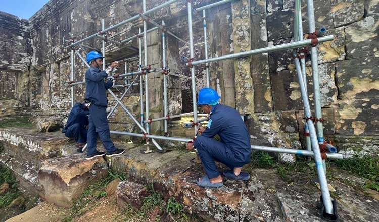 柏威夏寺二期加固工程启动 覆盖29处关键结构点