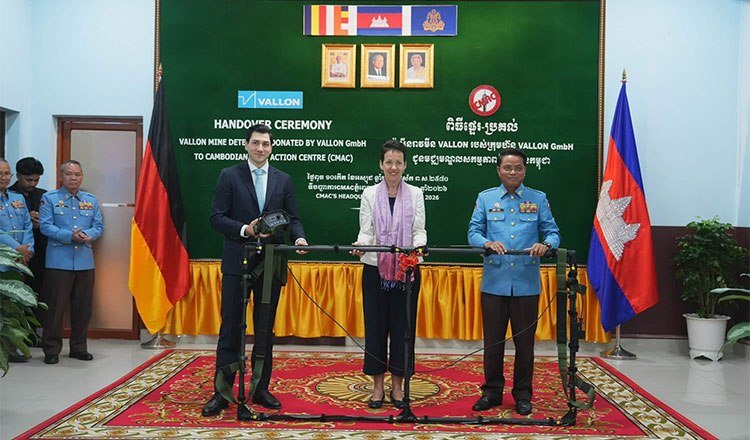 德国及Vallon公司持续支持柬埔寨排雷行动