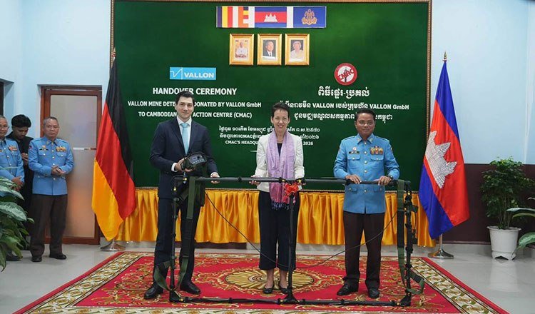 德国携手Vallon公司加大对柬埔寨排雷支持力度