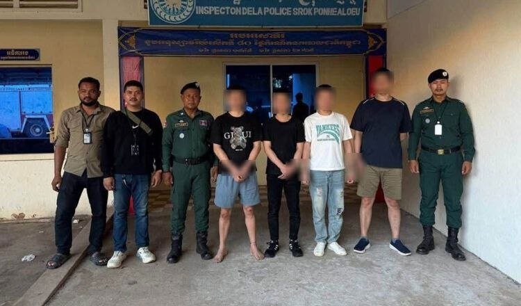 西港警方逮捕4名涉嫌绑架勒索中国籍嫌犯