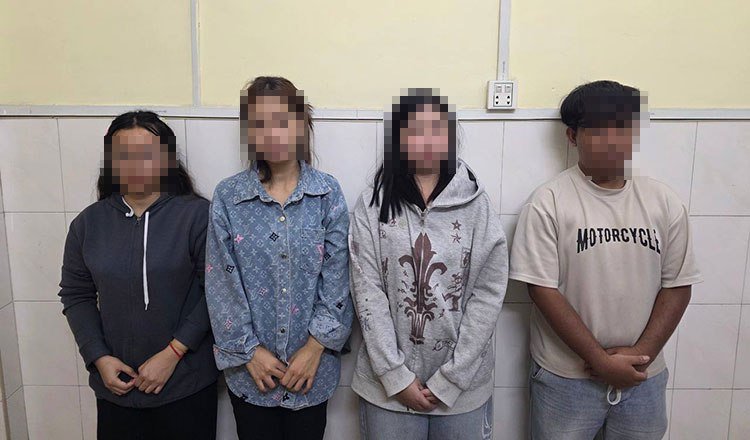金边两处窝点遭突击搜查 6名柬籍嫌犯涉网诈被捕