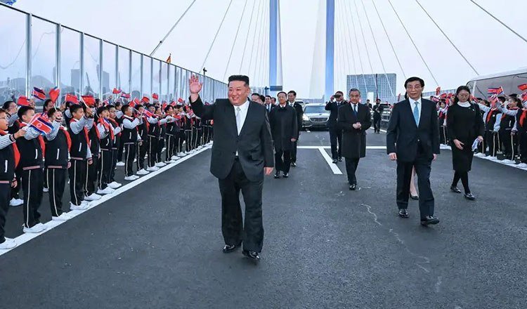 朝鲜领导人金正恩访问中国丹东 强调双边友谊