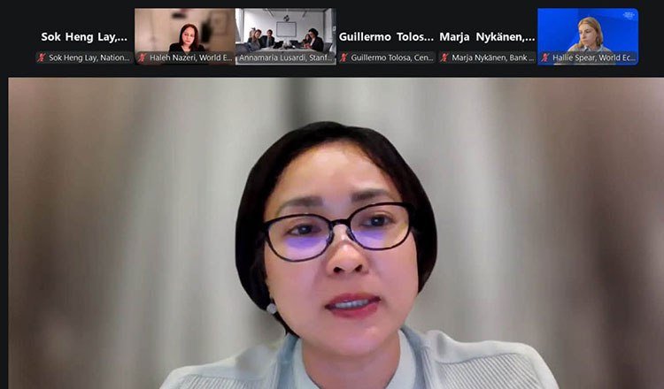 柬埔寨国家银行行长谢丝蕾出席世界经济论坛 谈金融素养助货币政